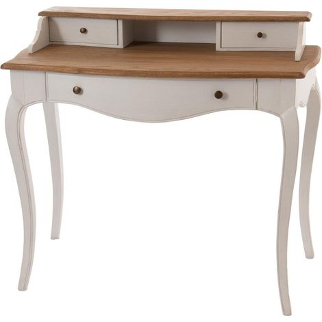 Amadeus - Bureau en bois et chêne L100 cm Loberon (1/5)