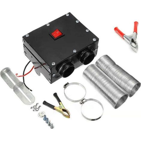 Chauffage de voiture 12 V 500 W avec ventilateur chauffant et dégivrage