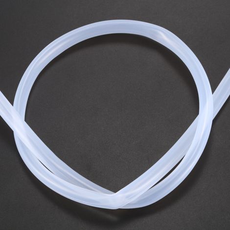 Tubo flexible de silicona de 8 mm, 1 metro, apto para uso alimentario, diámetro exterior x diámetro exterior de 10 mm. (1/4)