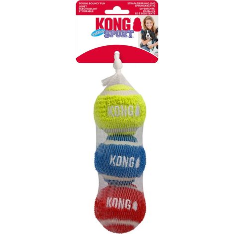 Kong - Sport Softies Ball M 3-pack Mix Ø6,5cm