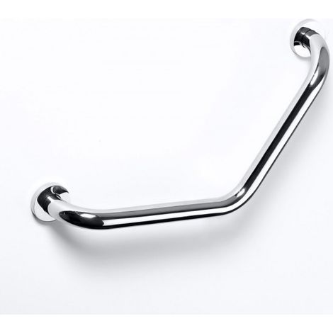 Barre de maintien coudée de douche OMEGA laiton chromé 40,5x25x8cm (1/2)