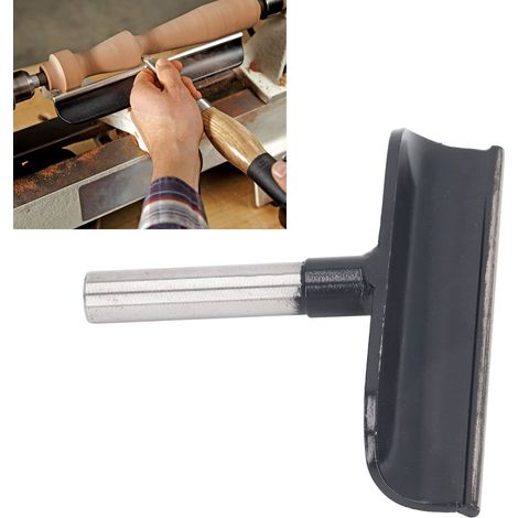 Tour à bois DIY : porte-outil de tour en acier inoxydable, diamètre de la colonne 16 mm, longueur du porte-outil 15 cm. (1/5)