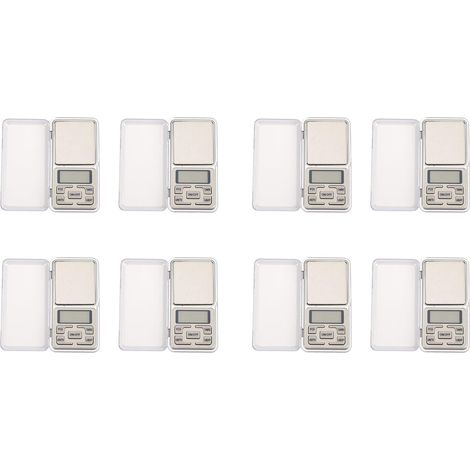 8pièces 500g X 0.01g Mini Balances Numeriques Balances de Outils de Poids de Poche de Mesure de Haute Precision D'Affichage A Cristaux Liquides (1/5)