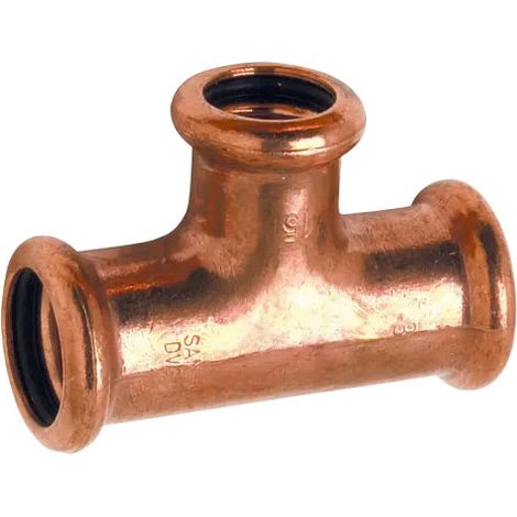 Té cuivre à sertir, diamètre 16 mm