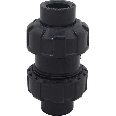 Clapet anti retour a boule 20 25 32 40 50 63mm clapet piscine clapet antiretour anti refoulement pvc vanne soupape anti retour (Diamètre intérieur 25mm) (1/5)