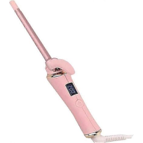 Mini fer à friser 9 mm, baguette de frisure en céramique tourmaline avec température réglable et écran LCD, pour cheveux longs et courts (1/4)