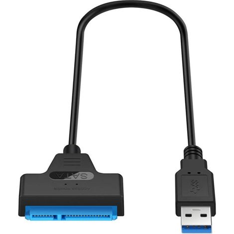 Convertisseur universel -Câble adaptateur USB 3.0 vers SSD SATA 2,5 pouces - Multi-usage