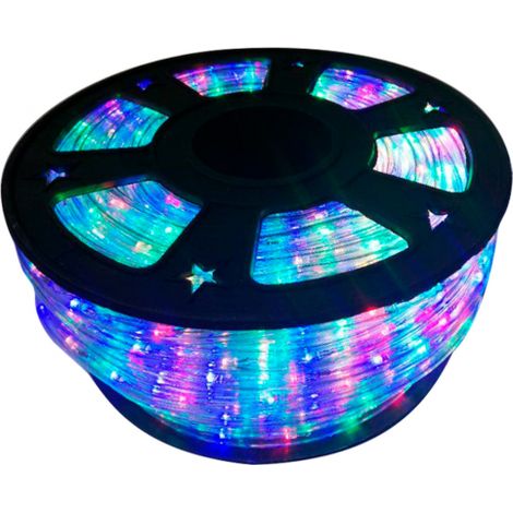 Tubo Led Flexible 50m,18w 300 leds 6500k serie navidad (1/2)