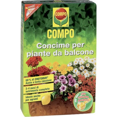 Concime Universale per piante da balcone per fiori e agrumi lunga durata -1kg