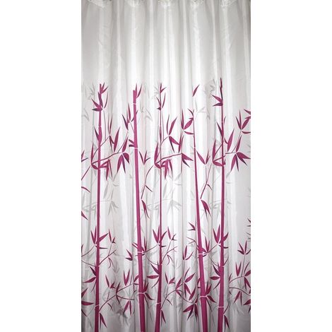 Rideau de douche 180x200cm, polyester. reed (1/2)