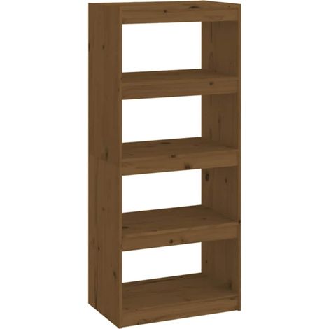 Maison Exclusive - Bücherregal/Raumteiler Honigbraun 60x30x135,5 (1/5)