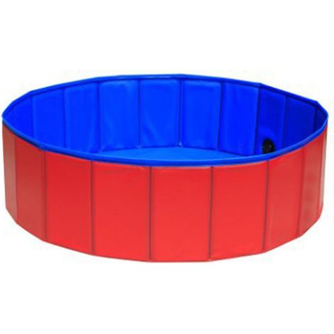 Piscine pliable portable pour chien, baignoire ronde en PVC épais pour animaux de compagnie, idéale pour les enfants de maternelle et les familles.
