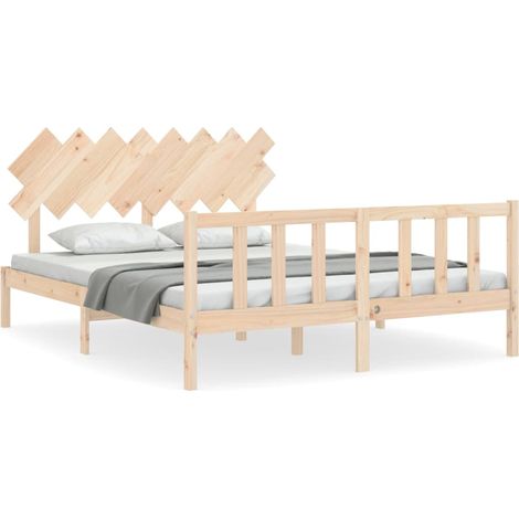 Maison Exclusive - Giroletto senza Materasso 160x200 cm in Legno Massello di Pino