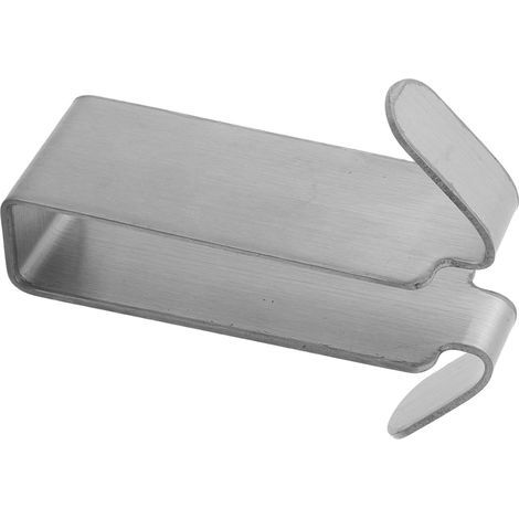 Wandhaken aus Edelstahl, kein Bohren erforderlich, Doppelhaken für Handtücher und Bademäntel, wiederverwendbarer Klebehalter für Tür oder Wand (1/5)