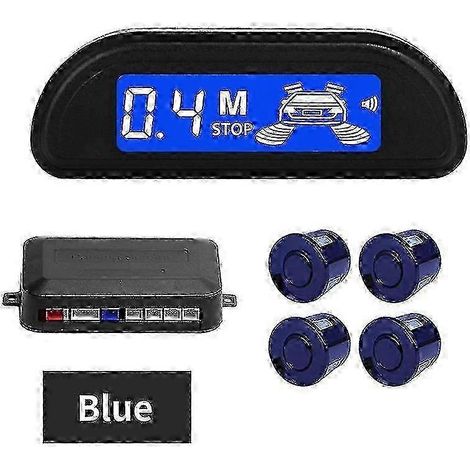 Capteur de stationnement automobile avec affichage LED de recul Auto Parktronic 4 12V 8 couleurs (1/5)