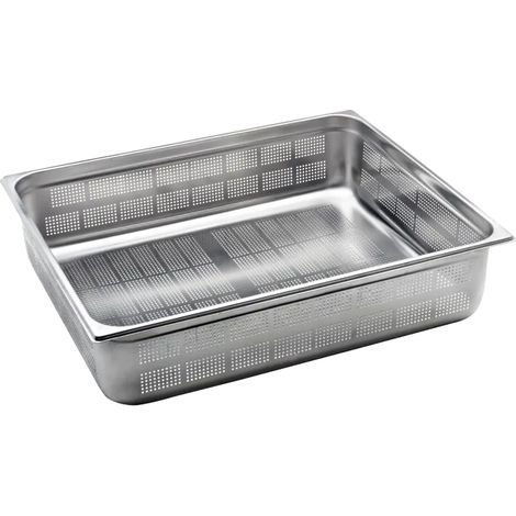 Bac gastronorme perforé GN 2/1 - 150 en inox REDFOX - GND 2/1-150 - REDFOX