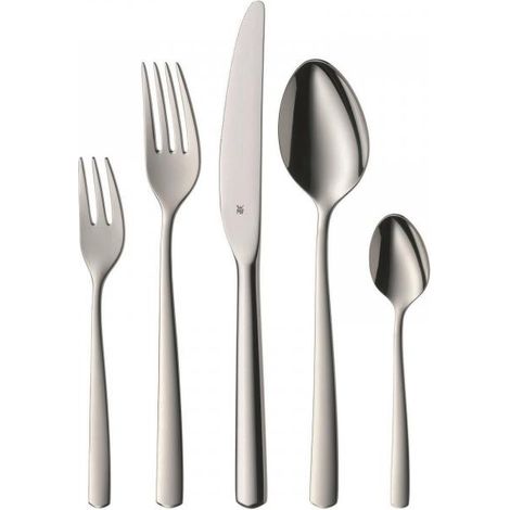 Set di Posate WMF Boston da 60 pezzi in Acciaio Inox, Lavabile in Lavastoviglie, Elegante e Resistente, Completo di Coltelli, Forchette e Cucchiai (1/3)