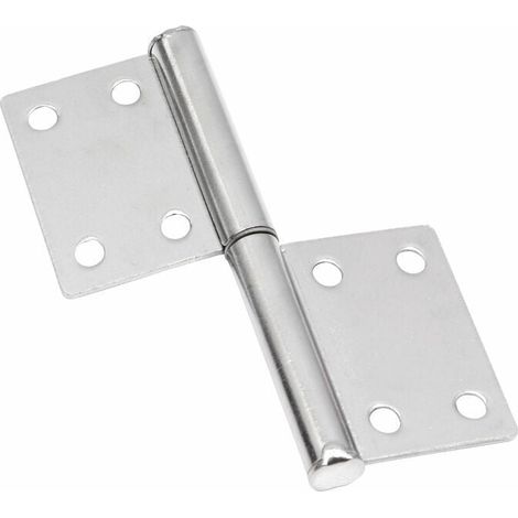 SHINING HOUSE Bisagras de puerta de acero inoxidable desmontables con forma de bandera de 2 piezas, bisagras de puerta con rotación de 360 grados y 2 hojas, bisagras para muebles plegables y silencios (1/5)