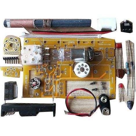 Kits de bricolage pour radio ondes moyennes à tube électronique 2P2 et 2P3 (1/5)