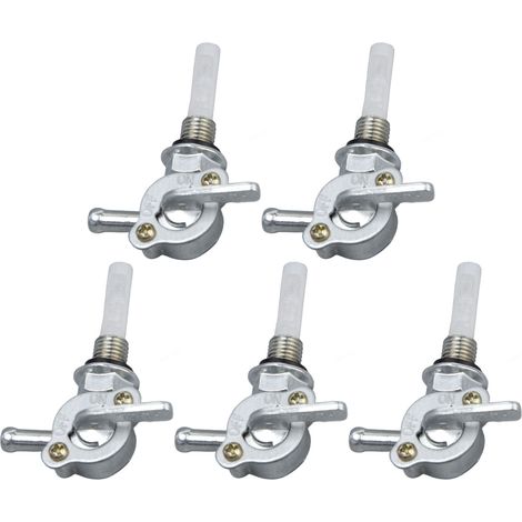 5-teiliges Set mit Absperrventilen für Kraftstofftanks, Außengewinde, Metallanschluss für Motoren und Generatoren (1/5)