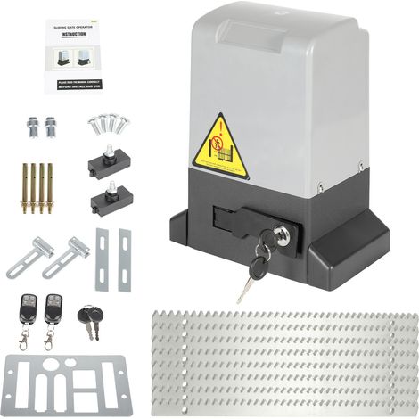 SWANEW 370W Motorizzazione cancello scorrevole Automatico Elettrico 220V Peso 800 kg Cancello scorrevole Lunghezza massima 12m per anta Velocità 39 ft/min Con modello APP WiFi Bluetooth + telecomando (1/5)