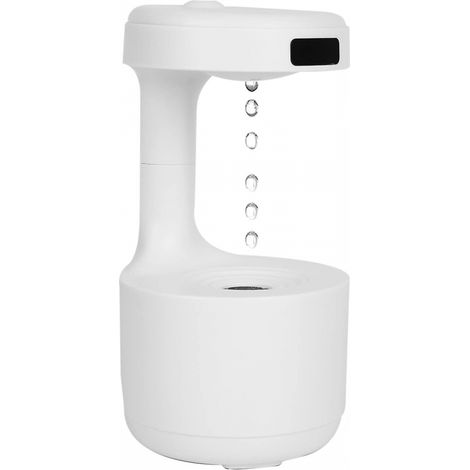 BEBUSINGOTO Humidificateur d'air USB 800 ml, avec humidificateurs ultrasoniques à brume fraîche avec synchronisation de 8 heures avec affichage LED pour bureau et chambre à coucher (1/5)