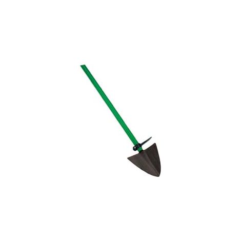 VANGA PESANTE FORGIATA CON MANICO FERRO CON STAFFA GIREVOLE  cm.24x24/143h. attacco ø mm.35    IL CAMPO