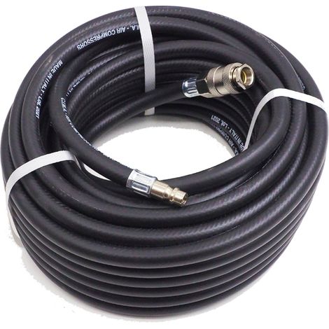 TUBO ARIA COMPRESSA PVC COMPRESSORE 10x15 10/15/20mt UNIVERSALE RAPIDO TOOLTEK, " 15mt " (1/4)