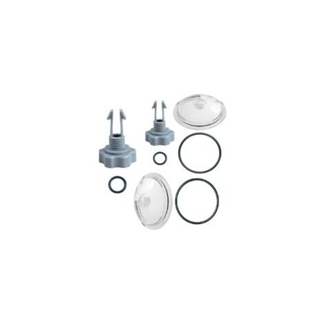 Tapa para trampa de hojas SF80110-1, junta tórica y válvula, compatible con bombas de filtro de arena Intex de 12" (caudal: 2100 gal/h), no compatible con los modelos Intex de 14" y 16".