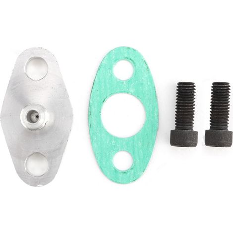 AN4 Turbo-Öleinlassdichtung für T3 T4 Turbolader, Aluminiumlegierung - Crezuo