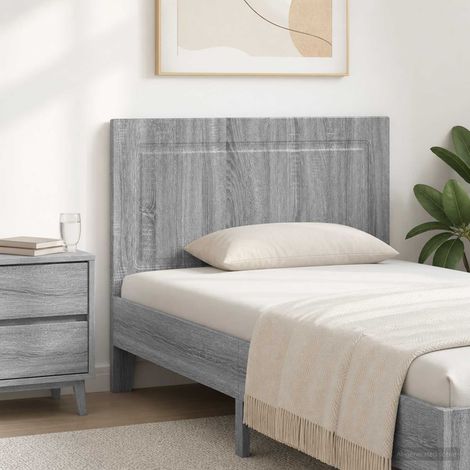 vidaXL Wall-Mounted Headboard UTRECHT Grey Sonoma Engineered Wood (1/5)