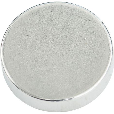Magnete neodimio tondo ø 20x5 forza 11 kg 2 pz