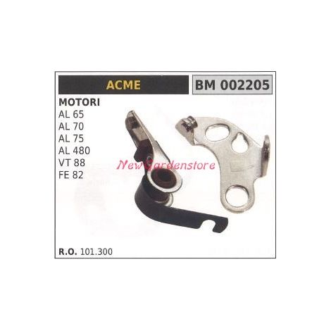 ACME contacto motor cultivador VT 88 AL 65 70 75 480 002205
