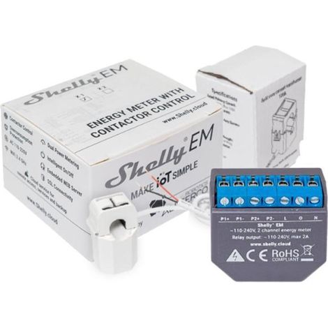 Shelly Accessories Current Transformer 50A Induktionsklemme für EM & 3EM (1/2)