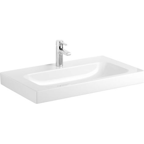 Fregadero de diseño.80 x 48.5 cm Formato blanco