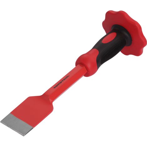 Ciseau plat large avec revêtement en caoutchouc, acier CrV, 57 x 225 mm, Vorstahl (1/5)