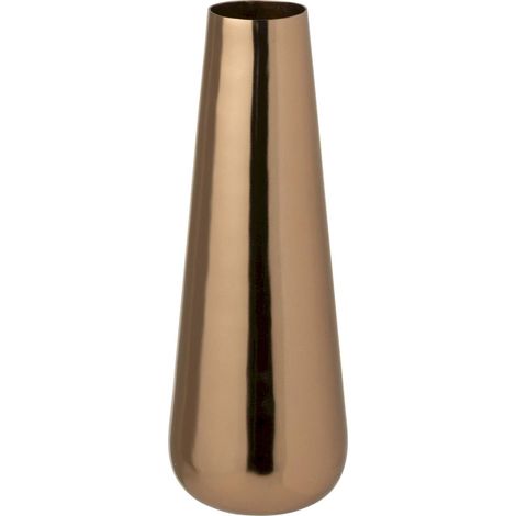 Vase en aluminium rose doré élancé - Rose doré (1/2)