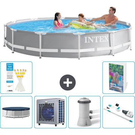 Intex Piscina Prism Frame Redonda - 366x76 cm - 7-piezas  S139 (1/5)