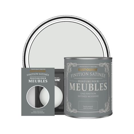 Peinture pour Meubles Finition Satinée - Gris Papier (1/2)