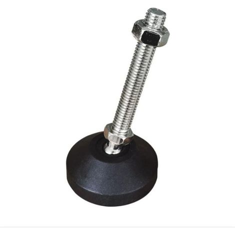 8 pièces M10x80 mmxØ 40 mm, Lot de 8 pieds de réglage M10x80 mm,Vis de réglage,Pied de meuble,Peut être porté,Pieds réglables,Support de réglage,Angle maximum 20 ° (1/4)