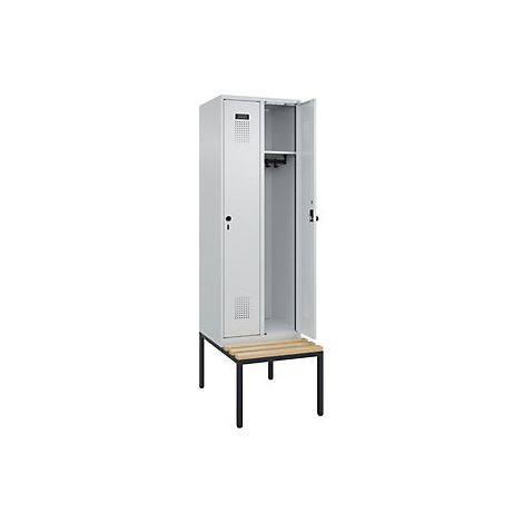 kaiserkraft  Armadietto con panca Evolo PLUS  2 scomparti 
