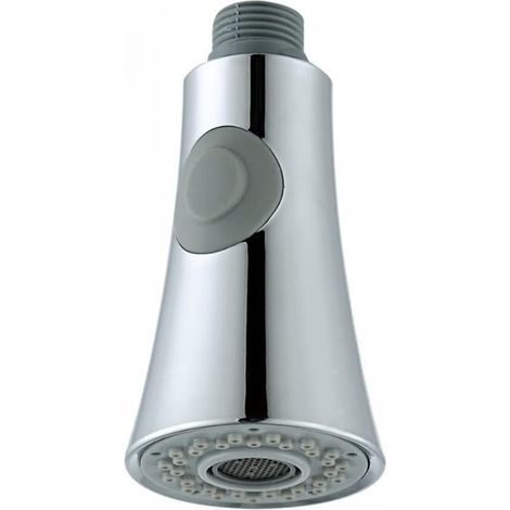 Modern Bathroom Kitchen Faucet Pull Out Spray Head Universal 1/2-Inch Faucet Head Replacement Part (1/5)