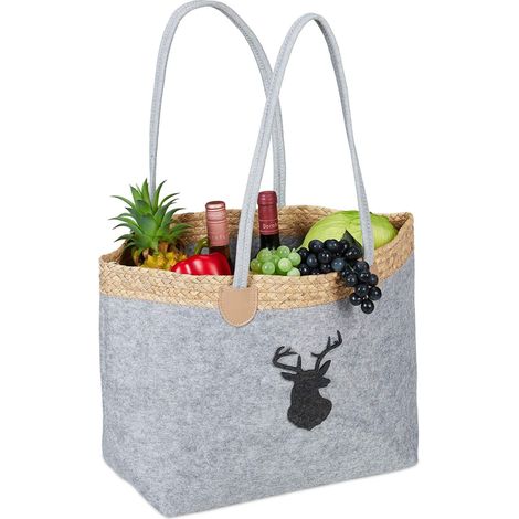 Filztasche mit Hirschmotiv (1/5)