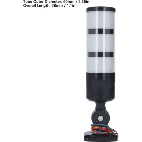 Pile de tour de signalisation, lampe d'avertissement pliante, lumière jaune rouge vert, 3 couches clignotantes pour Machine (1/5)
