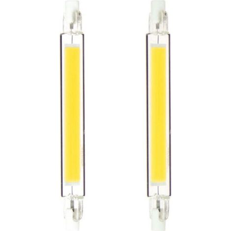 Ampoule LED Crayon R7S 10,5W Équivalent 65W Blanc Chaud Lot de 2 (1/3)