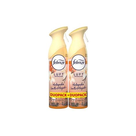 FEBREZE MADAGASCAR DÉSODORISANT VANILLE ET MAGNOLIA SPRAY 370 ML, LUTTE CONTRE LES ODEURS ET LAISSE UN PARFUM FRAIS AGRÉABLE DAN