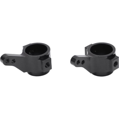 2 Pièces de Supports de Direction en Alliage d'Aluminium pour Modèles RC TAMIYA CC01, Accessoires et Pièces de Rechange Noirs (1/5)