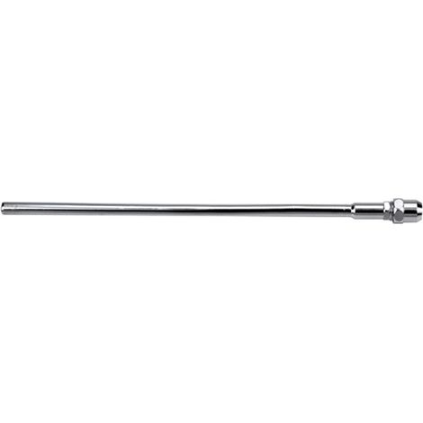Tubo liscio in rame cromato bicono d. 10 mm, 35 cm