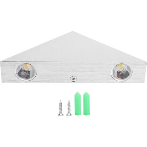 Dreieckige Wandleuchte, LED-Nachttischlampe für Flurhintergrund, 9 W, Warmweiß, 85 ‑ 265 V (1/5)