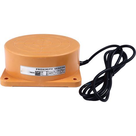 3-Draht-NPN-induktiver Näherungssensor, normalerweise offener Metallerkennungsschalter, 80 mm Erfassungsabstand, DC 6–36 V (1/5)
